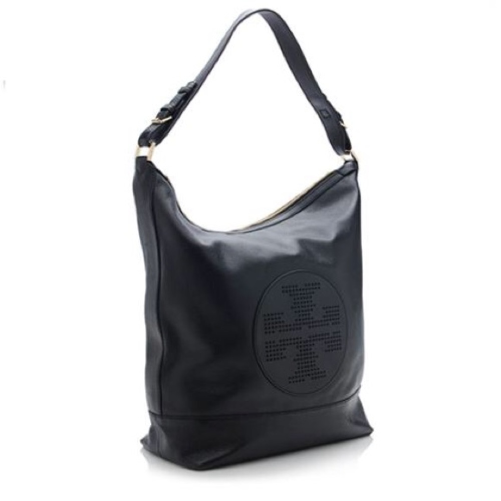 Tory Burch Perforated Logo Kipp Hobo Bag